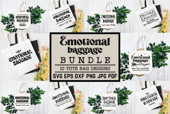 Emotional Baggage SVG Bundle Tote Bag Review