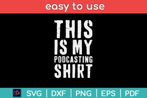 This is My Podcasting Shirt Funny